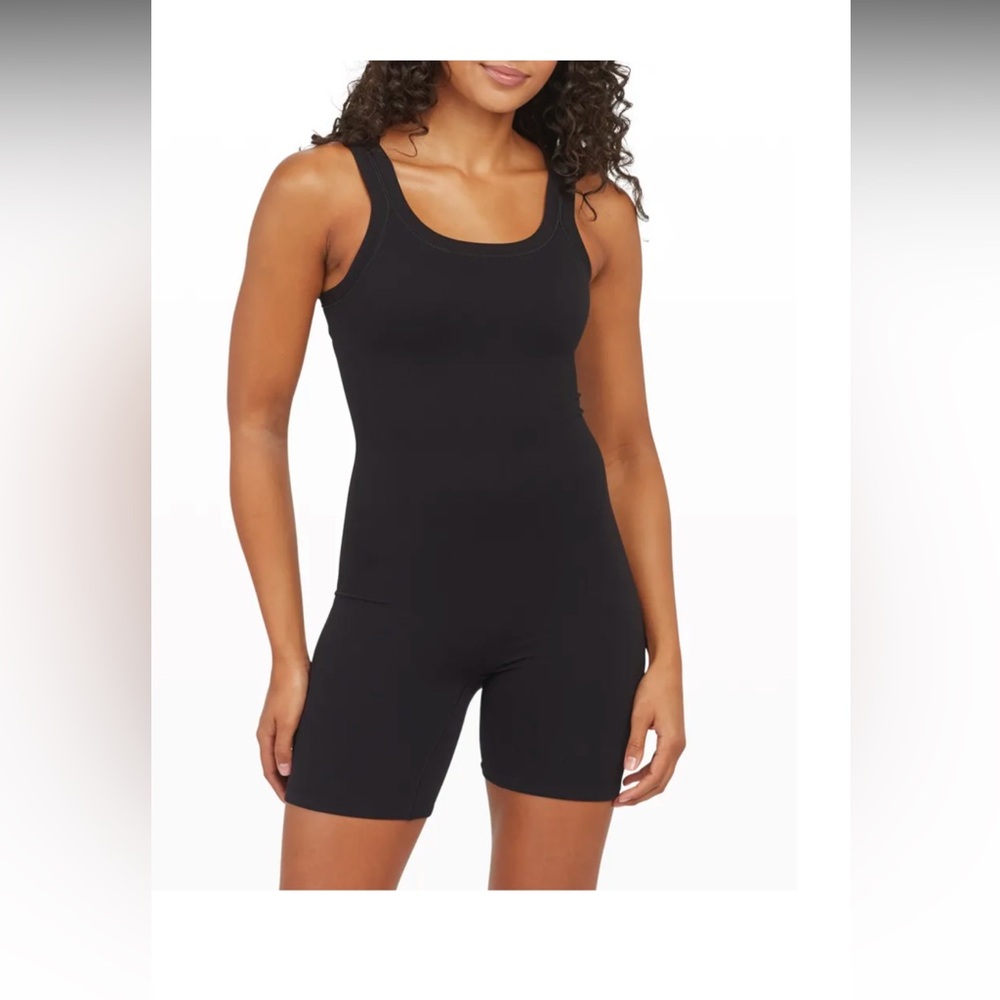 Black SPANX Sleeveless Bodysuit unitard